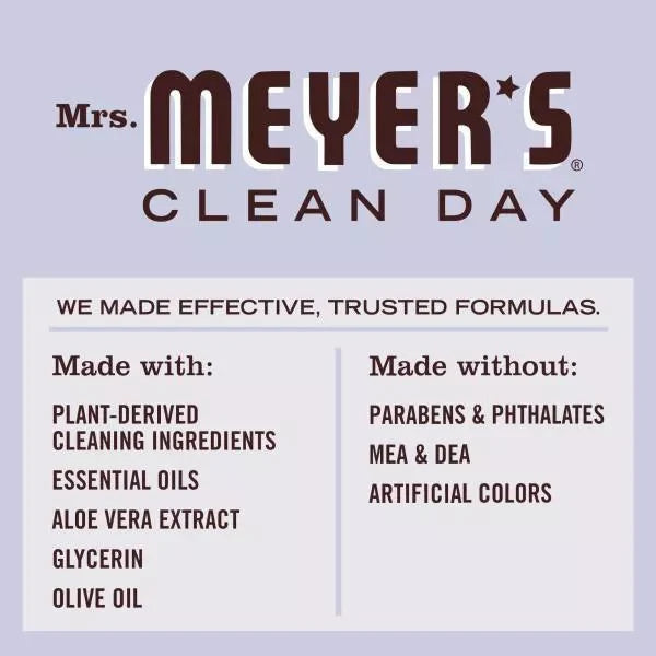 Mrs. Meyer's Clean Day Liquid Hand Soap, Lavender, 12.5oz -