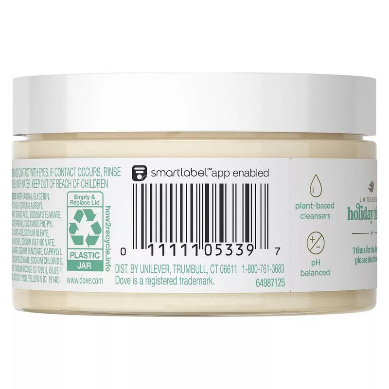 Dove Limited Edition Body Scrub, Peppermint Bark, 3.5oz