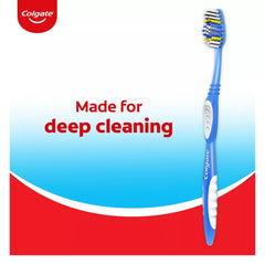 Colgate Extra Clean Toothbrush, Soft Bristles, 6-Pack, Colors May Vary