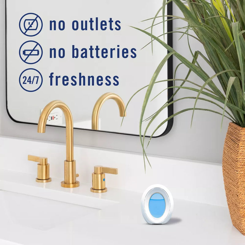 Febreze Bathroom Air Freshener, Refresh & Energize, Rejuvenating Water Zesty Orange Blossom