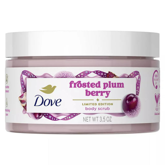 Dove Limited Edition Body Scrub, Frosted Plum Berry, 3.5oz -