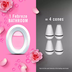 Febreze Bathroom Air Freshener, Romance & Desire, Pink Rose Petals Champagne Spritz