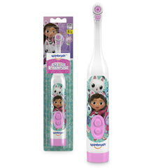 Spinbrush Kids Battery Powered Soft Bristle Toothbrush, Gabby's Dollhouse