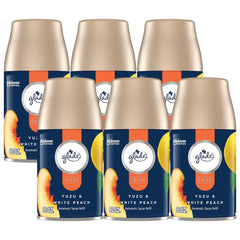 Glade Automatic Spray Refills, Yuzu & White Peach, 6.2oz