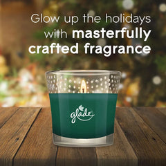 Glade Limited Edition Twinkling Pine & Cedar Scented Candle, 3.4 Oz Each, 2 Count