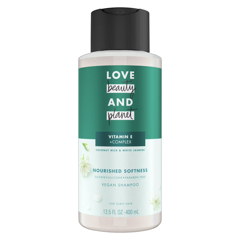 Love Beauty & Planet Vegan Shampoo, Coconut Milk & White Jasmine, 13.5oz