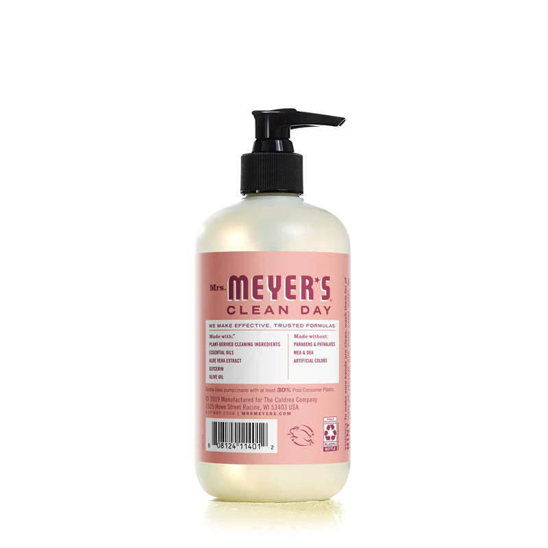 Mrs. Meyers Clean Day Liquid Hand Soap, Rose, 12.5oz
