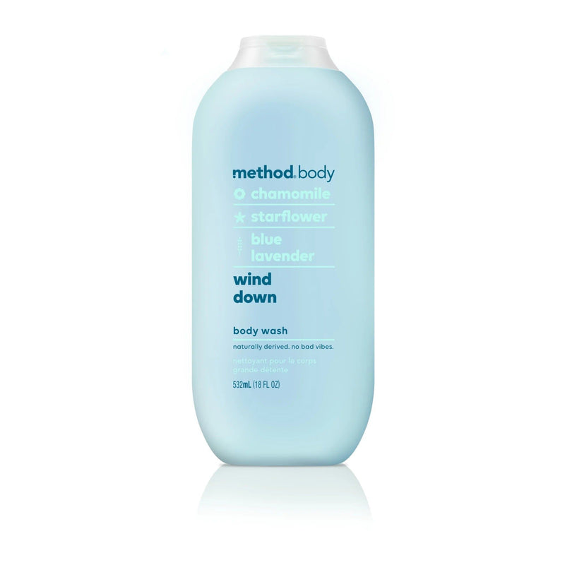 Method Body Paraben & Phthalate Free Body Wash, Wind Down, 18 fl oz