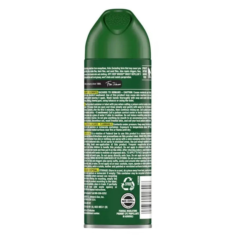 OFF! Deep Woods Insect Repellent Spray, 3.7 oz