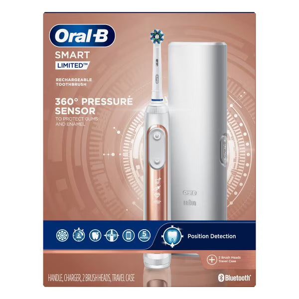 Oral-B Smart Limited Electric Toothbrush, Rose Gold