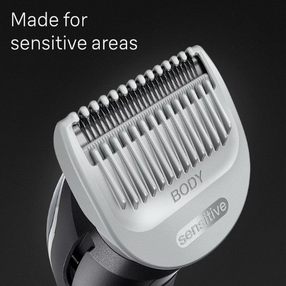 Braun Series 3 Body Groomer Trimmer Kit BG3340, Cordless, Rechargeable + 3 Attachment Combs