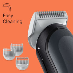 Braun Series 3 Body Groomer Trimmer Kit BG3340, Cordless, Rechargeable + 3 Attachment Combs