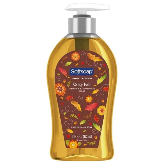 Softsoap Liquid Hand Soap, Cozy Fall Jasmine & Sandalwood, 11.25oz -