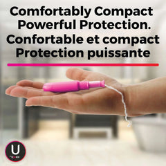 U by Kotex Click Compact Tampons, 15 Regular & 15 Super, Unscented, 30 Count