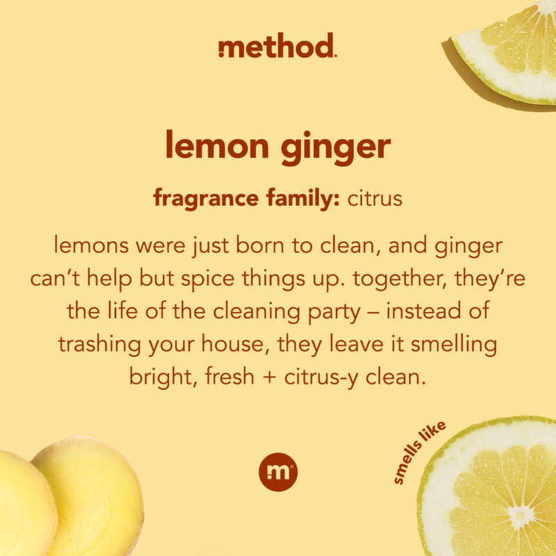 Method Squirt + Mop Floor Cleaner, Lemon Ginger, 25oz