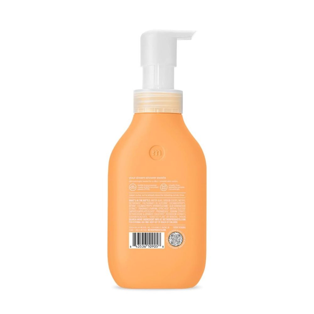 Method Foaming Body Wash, Vetiver + Amber, 13.5oz -