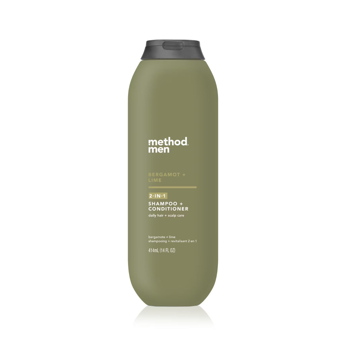 Method Men 2-in-1 Shampoo + Conditioner, Bergamot + Lime, 14oz -