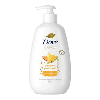 Dove Advanced Care Hand Wash, Pineapple & Passionfruit, 12oz -