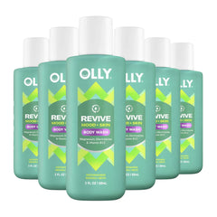 OLLY Revive Mood + Skin Body Wash, Neroli Dew, Travel Size, 3 oz, 6-Pack