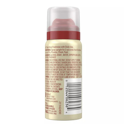 Old Spice Total Body Deodorant Spray, Vanilla & Shea, Travel Size, 1oz, 6-Pack -