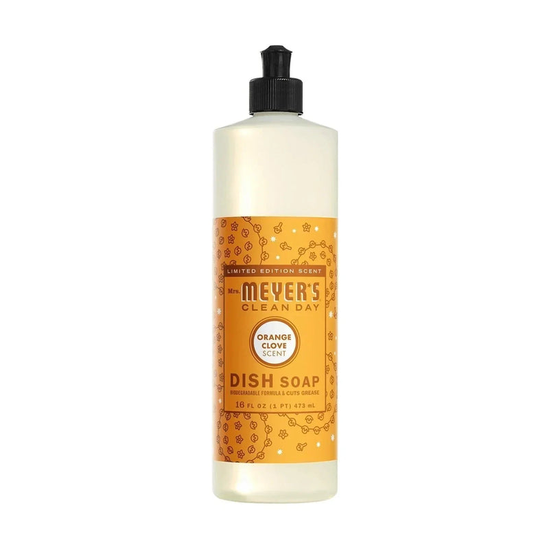 Mrs. Meyer's Clean Day Liquid Dish Soap, Orange Clove, 16oz