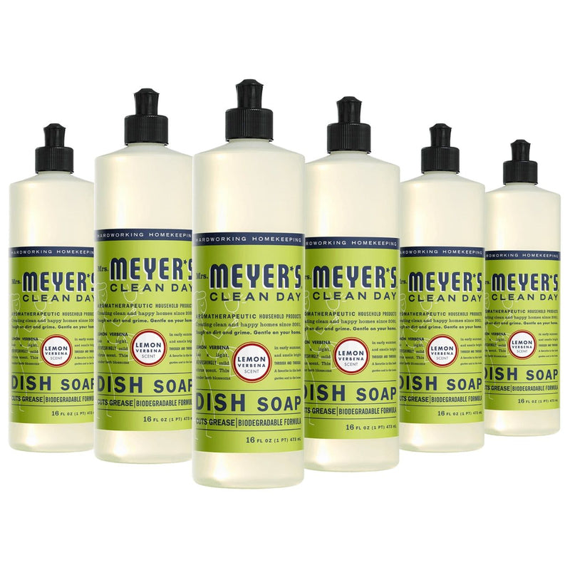 Mrs. Meyer's Clean Day Liquid Dish Soap, Lemon Verbena, 16oz