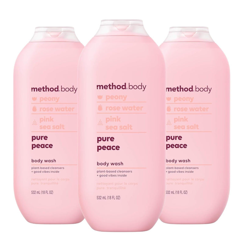 Method Body Paraben & Phthalate Free Body Wash, Pure Peace, 18 fl oz