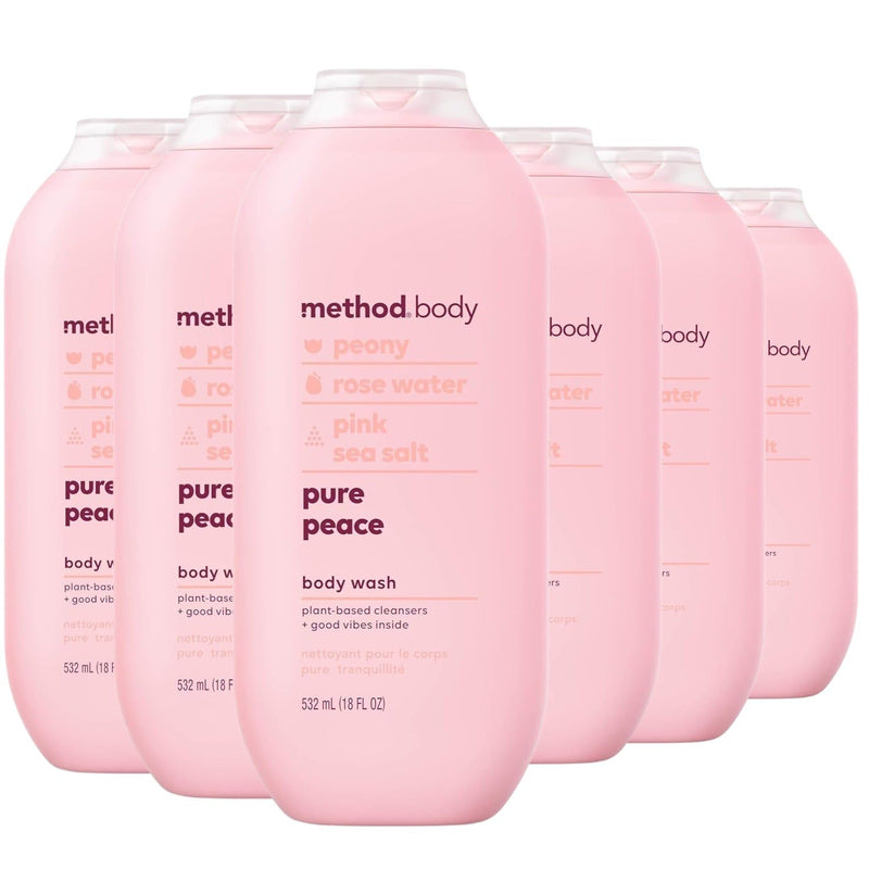 Method Body Paraben & Phthalate Free Body Wash, Pure Peace, 18 fl oz