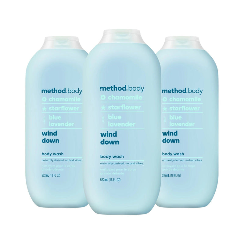 Method Body Paraben & Phthalate Free Body Wash, Wind Down, 18 fl oz
