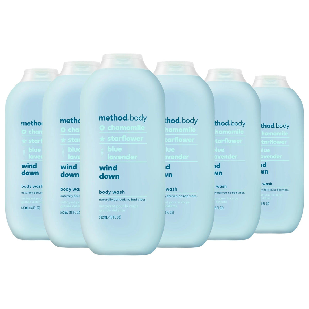 Method Body Paraben & Phthalate Free Body Wash, Wind Down, 18 fl oz -