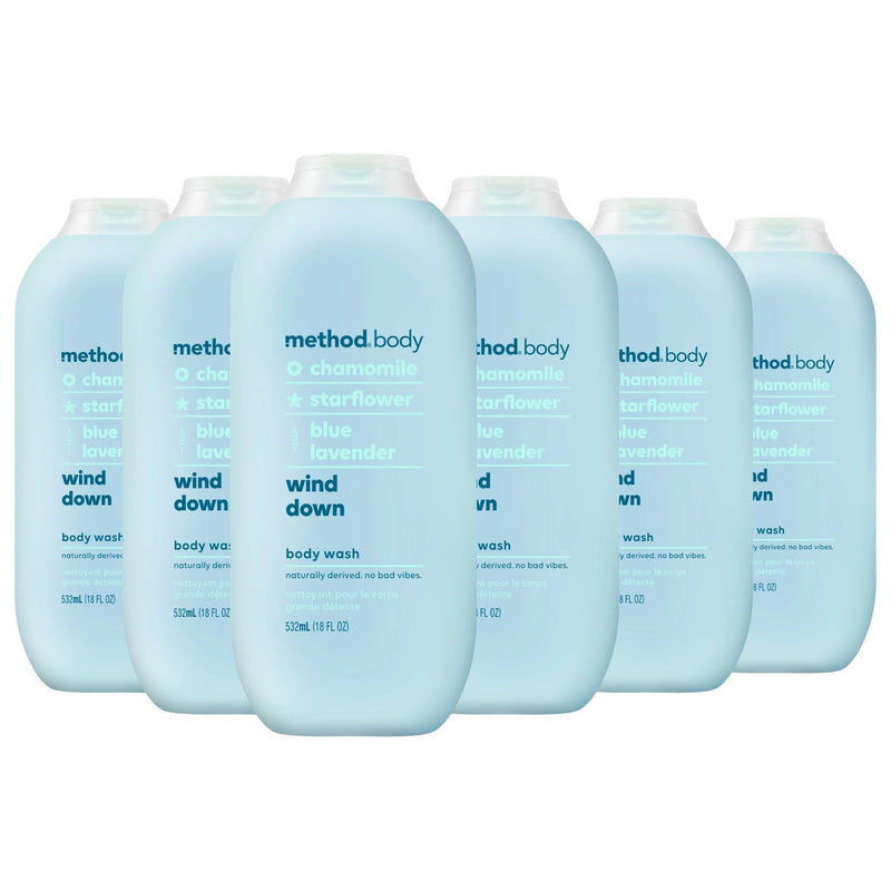 Method Body Paraben & Phthalate Free Body Wash, Wind Down, 18 fl oz