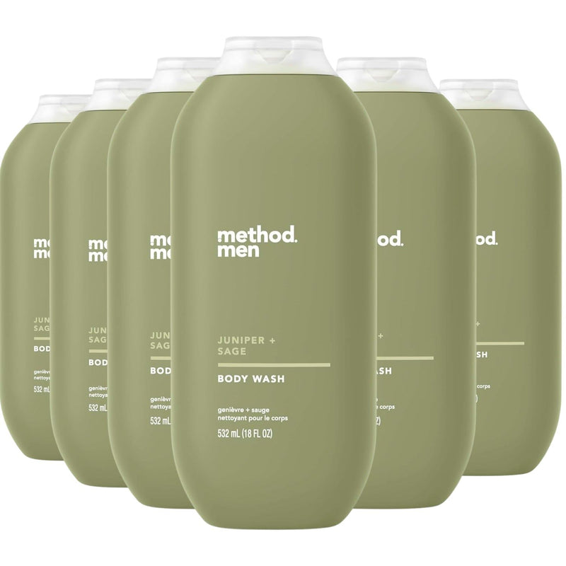 Method Men Body Wash, Juniper + Sage, Paraben and Phthalate Free, 18 fl oz