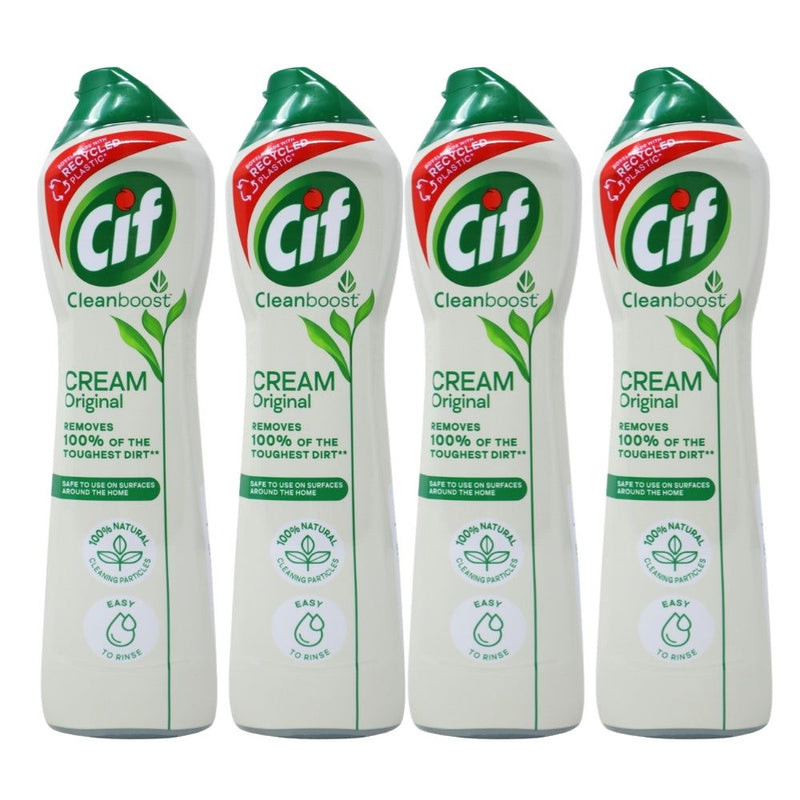 Cif CleanBoost Cream Multi-Surface All-Purpose Cleaner, Original, 16.9 Oz