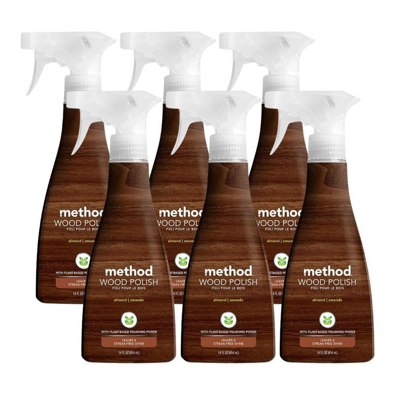 Method Wood Polish Spray, Almond, 14oz