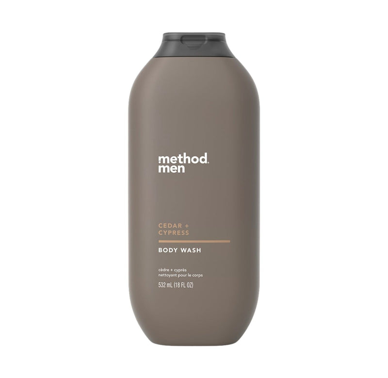 Method Men Body Wash, Cedar + Cypress, Paraben and Phthalate Free, 18 fl oz