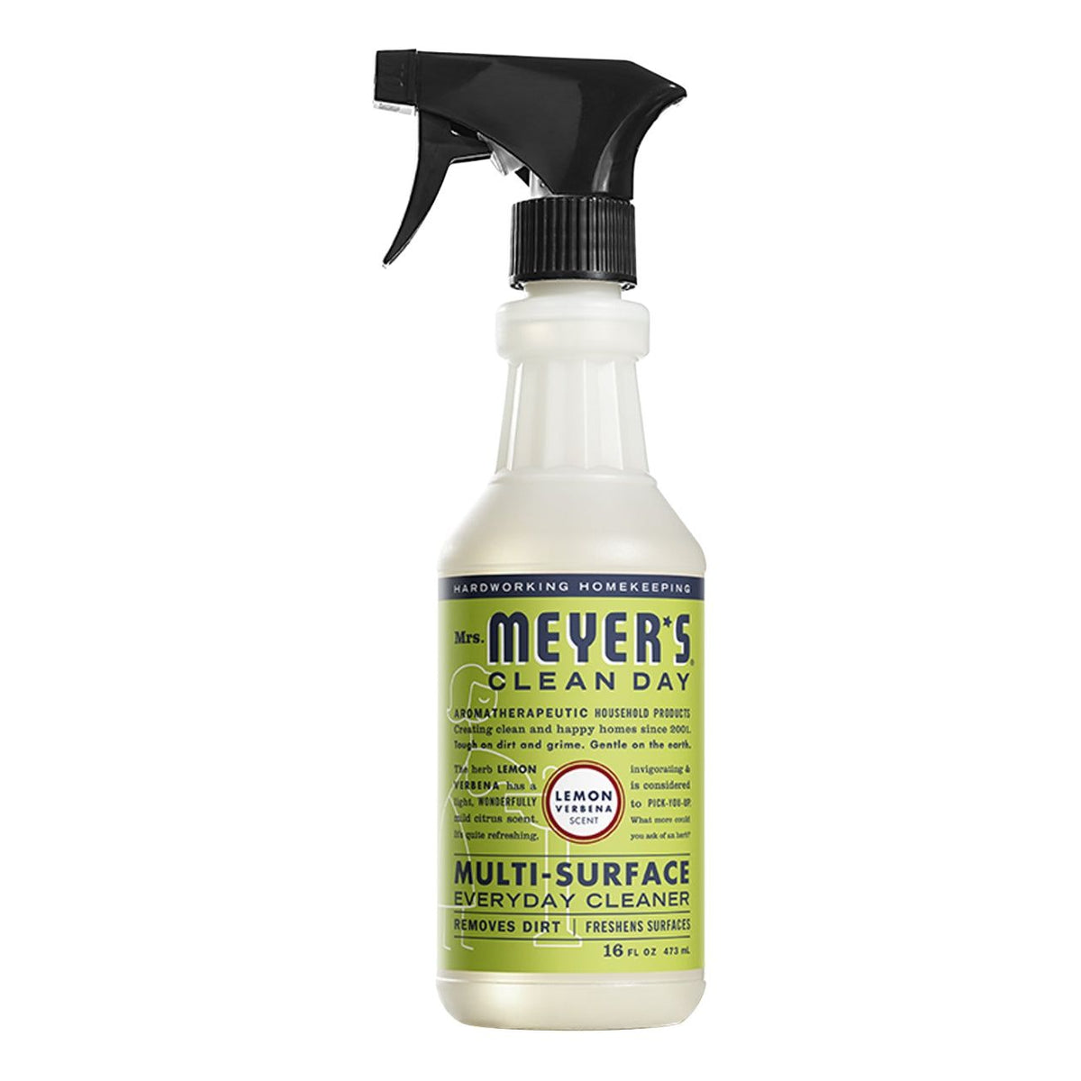 Mrs. Meyer's Multi-Surface Everyday Cleaner Spray, Lemon Verbena, 16 Fl oz -