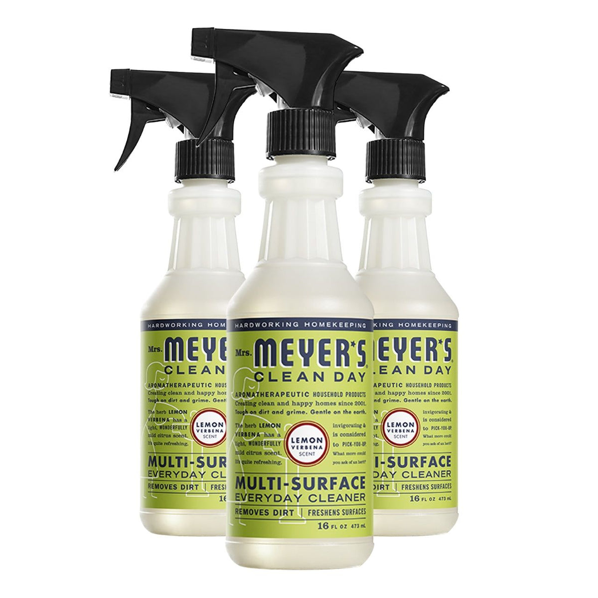 Mrs. Meyer's Multi-Surface Everyday Cleaner Spray, Lemon Verbena, 16 Fl oz -