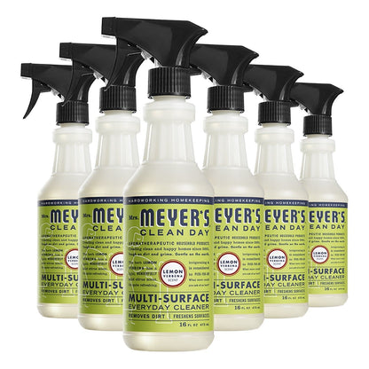 Mrs. Meyer's Multi-Surface Everyday Cleaner Spray, Lemon Verbena, 16 Fl oz -