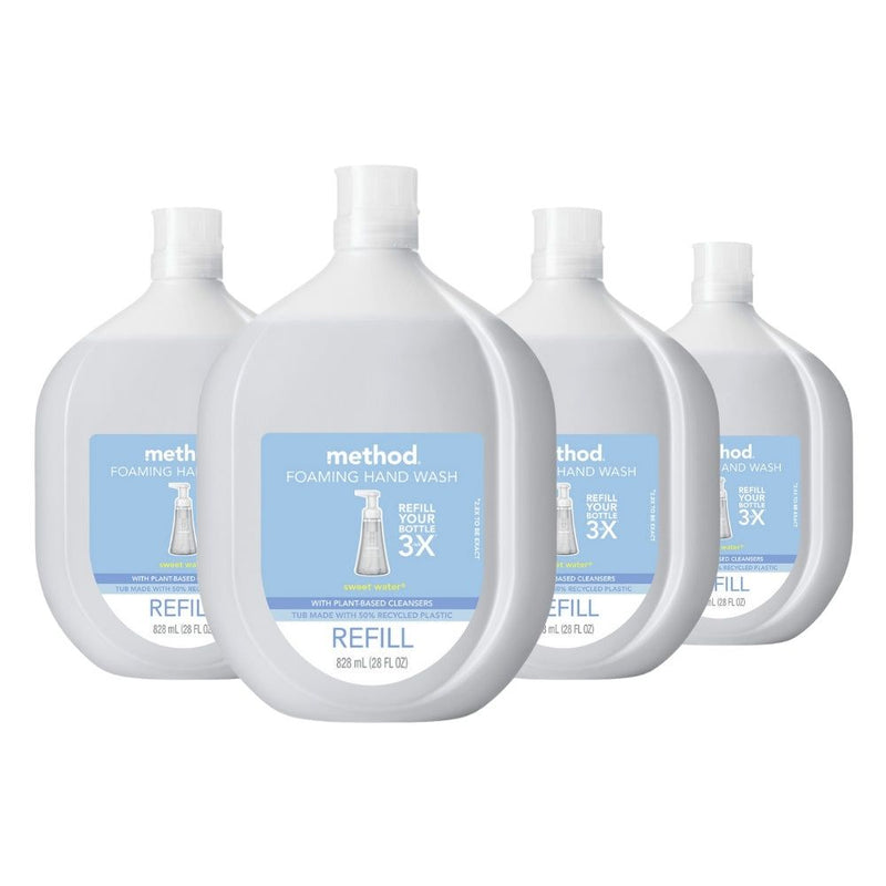Method Foaming Hand Wash Refill, Sweet Water, 28oz