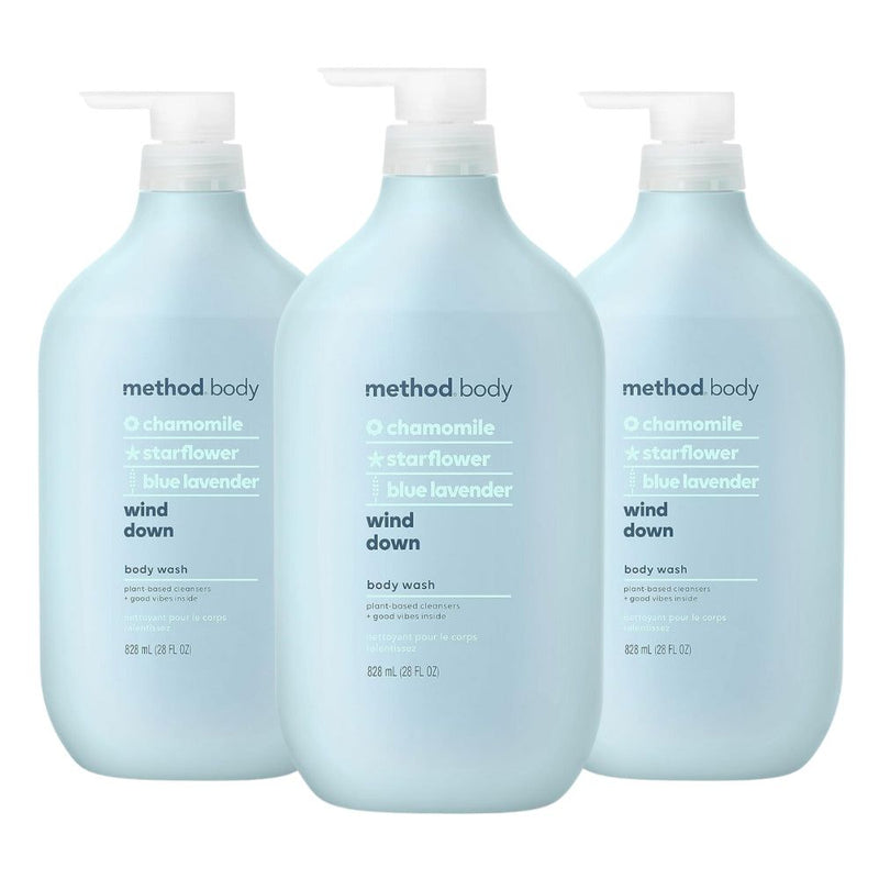 Method Body Paraben & Phthalate Free Body Wash, Wind Down, 28 fl oz