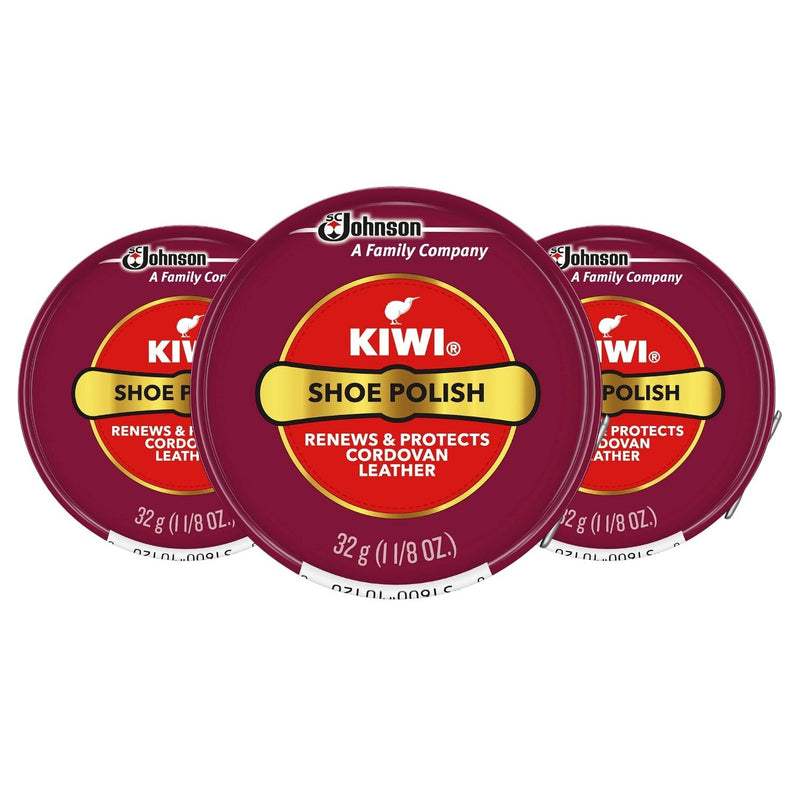 Kiwi Shoe Polish Tin, Cordovan, 1.125 oz ( 32g )