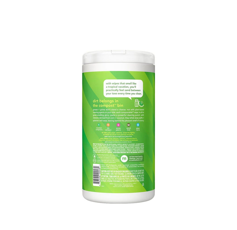 Method All-Purpose Cleaning Wipes Variety Pack, 70 Count – French Lavender, Lime + Sea Salt, Pink Grapefruit