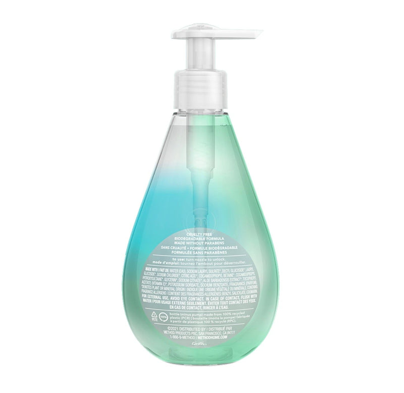 Method Gel Hand Wash with Plant-Based Cleaners, Coconut Water, 12 Fl Oz