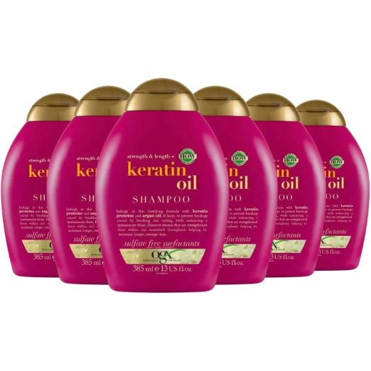 OGX Strength & Length + Keratin Oil Anti-Breakage Shampoo, 13 Oz