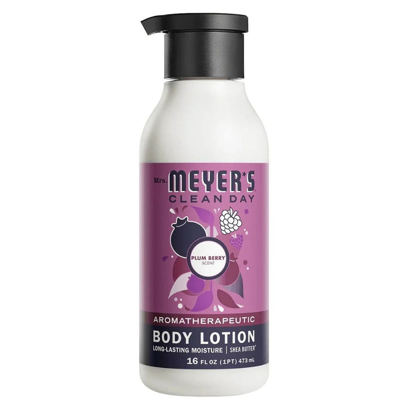 Mrs. Meyer's Clean Day Body Wash & Body Lotion Set, Plum Berry Scent