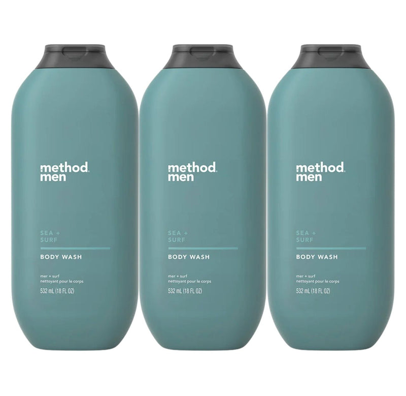 Method Men Body Wash, Sea + Surf, 18oz