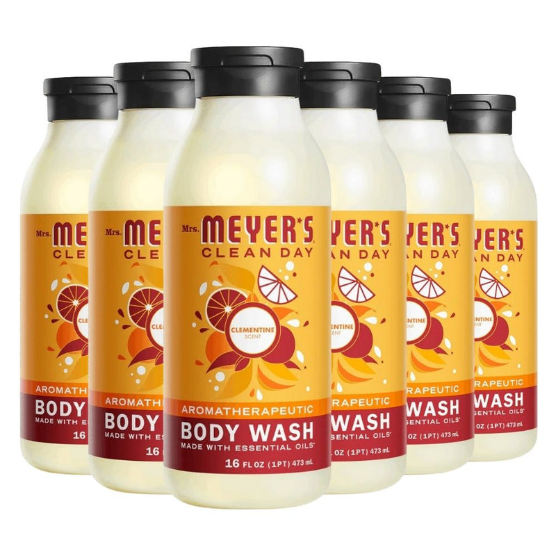 Mrs. Meyer's Clean Day Body Wash, Clementine, 16 Oz