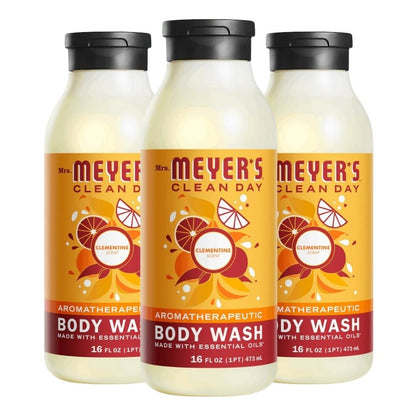 Mrs. Meyer's Clean Day Body Wash, Clementine, 16 Oz -