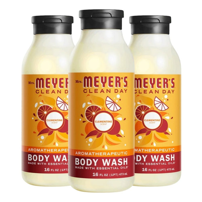 Mrs. Meyer's Clean Day Body Wash, Clementine, 16 Oz
