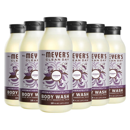 Mrs. Meyer's Clean Day Body Wash, Lavender, 16 Oz -